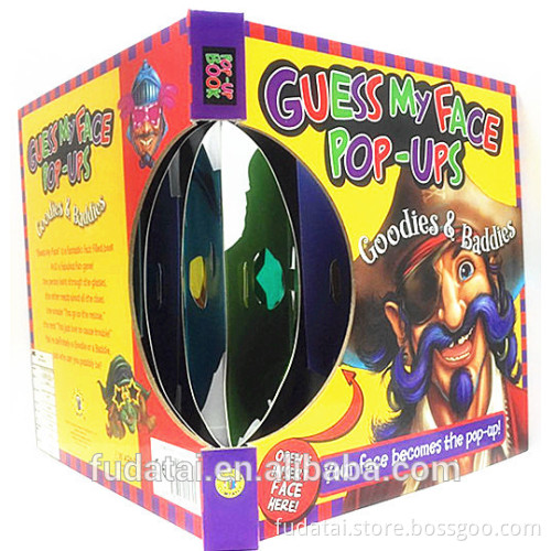 FDT customizes high quality children 3D pop up book printing